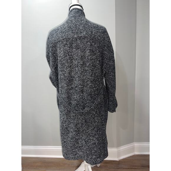 ATM Anthony Thomas Melillo Long Bouclé Coatigan Gray Marled – Size M - Picture 6 of 11